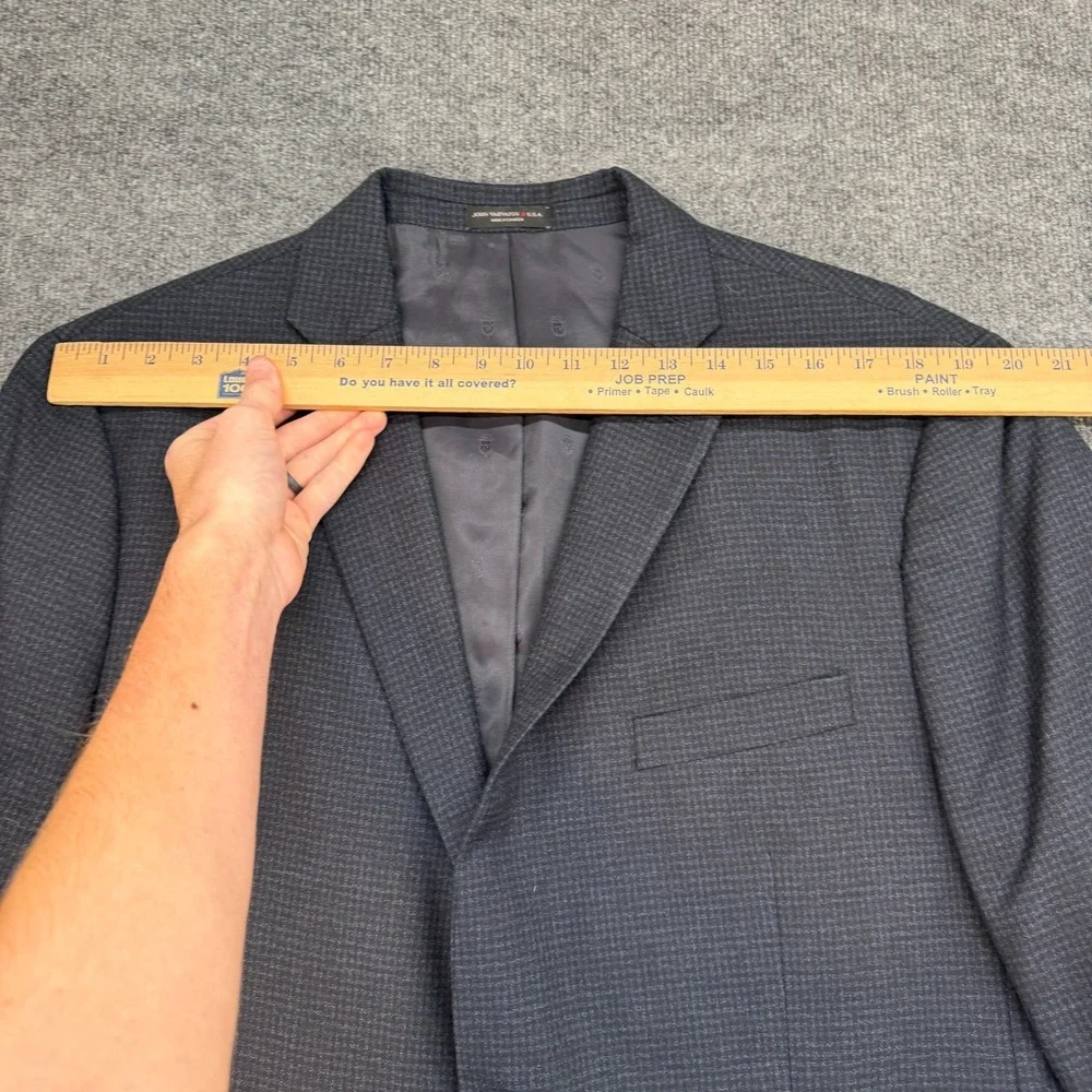 John Varvatos Blazer Mens 48R Made In Italy 100% Wool Jacket Tag 48R